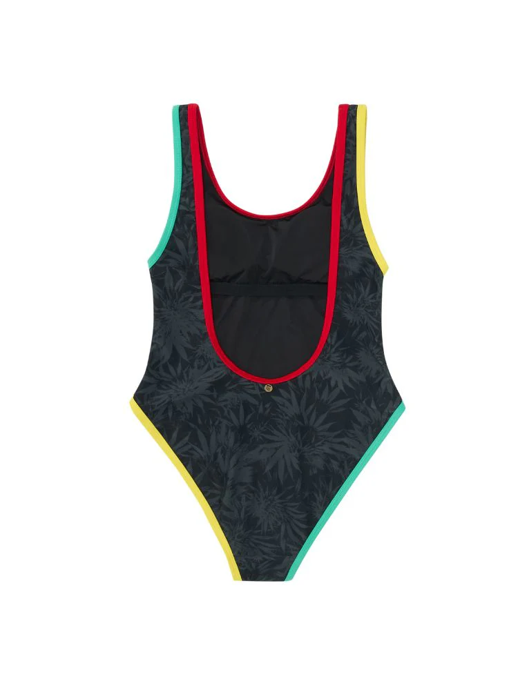 CHILLHANG Palm Tree High Cut One Piece Swimsuit - Image 15