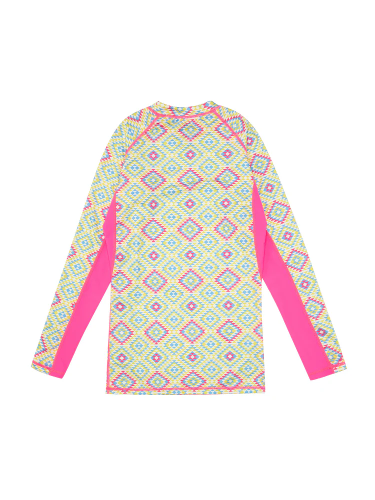 CHILLHANG Tropical Surf Long Sleeve UV Rash Guard- Women's - Image 13