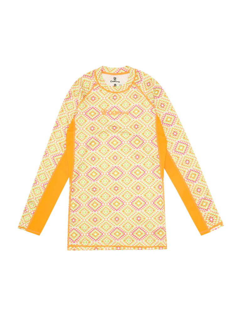 CHILLHANG Tropical Surf Long Sleeve UV Rash Guard- Women's - Image 16
