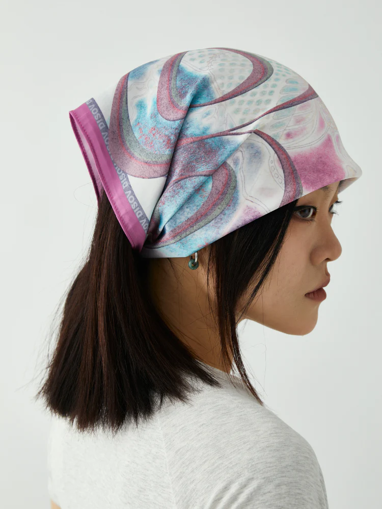 DISOV x ZtoA Abstract Print Bandana - Image 10