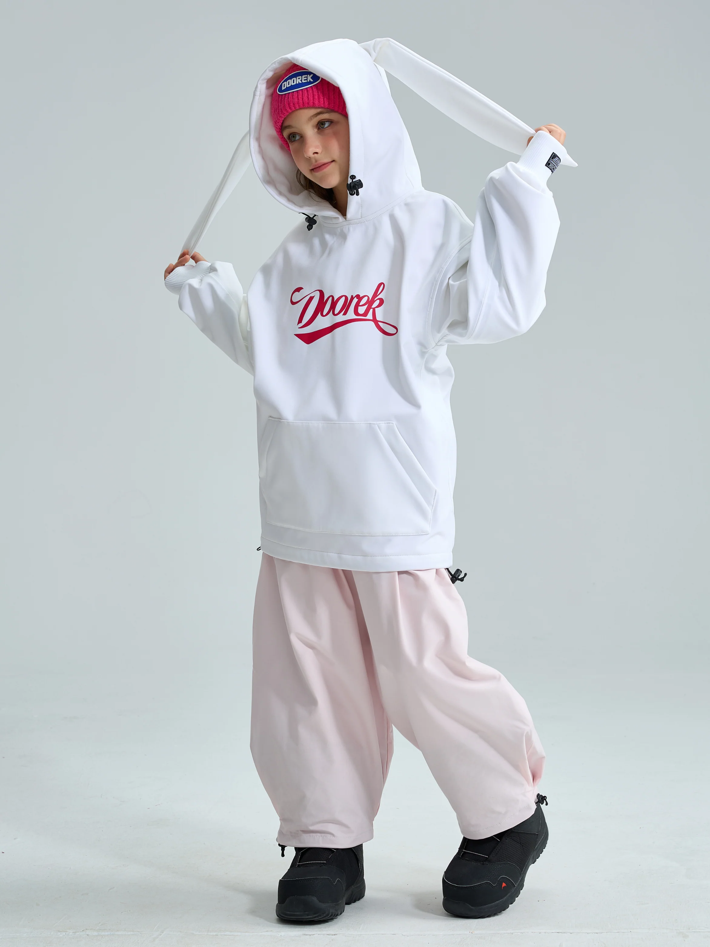 Doorek Kids Bunny Ear 3L Snow Hoodie - Image 14