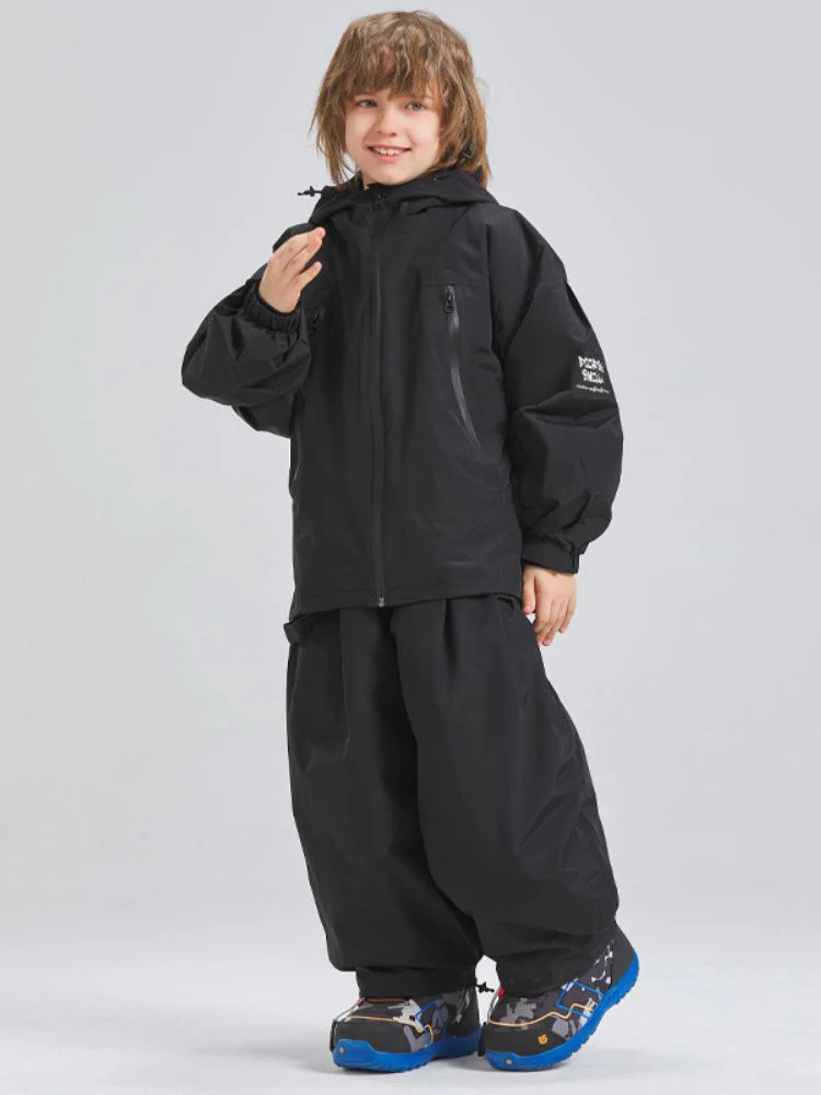 Doorek Kids Detachable Rabbit Ears Hooded Snow Jacket - Image 13