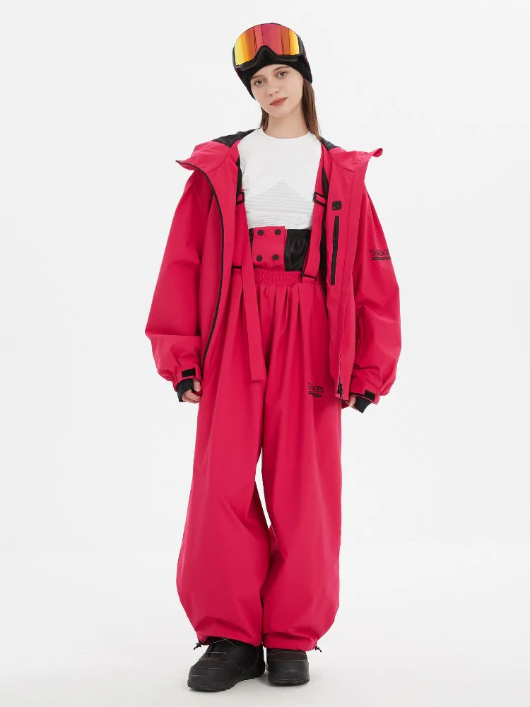 Doorek Suspender Baggy Snow Pants - Unisex - Image 12