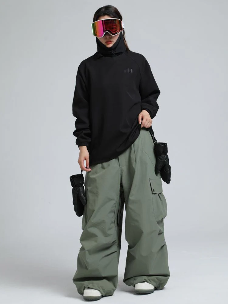 Gsou Snow Baggy Cargo Snowboard Pants - Unisex - Image 21