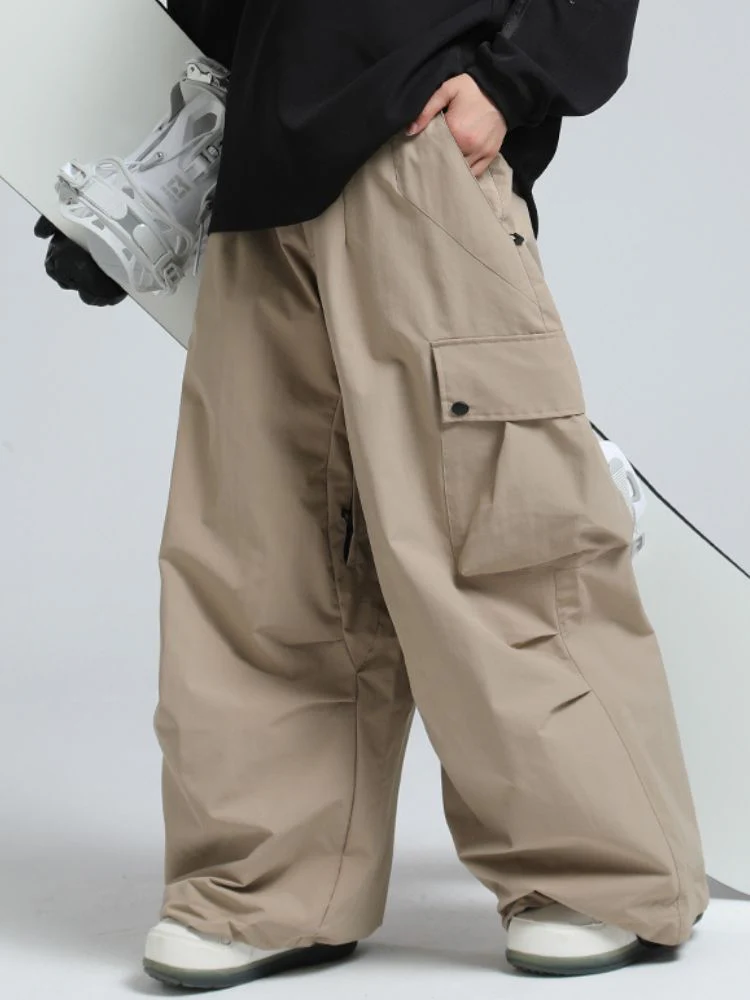 Gsou Snow Baggy Cargo Snowboard Pants - Unisex - Image 22