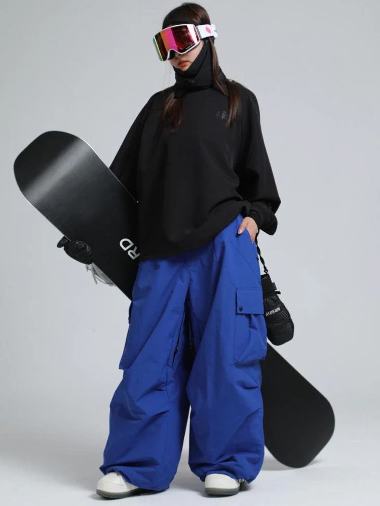 Gsou Snow Baggy Cargo Snowboard Pants - Unisex - Image 17