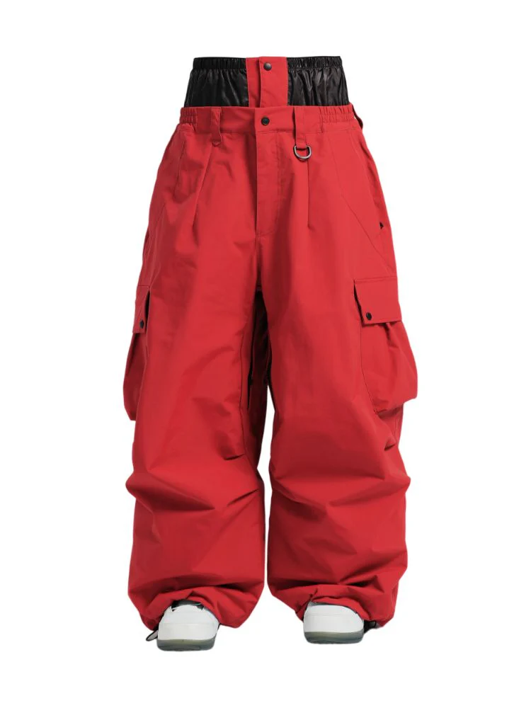 Gsou Snow Baggy Cargo Snowboard Pants - Unisex - Image 33