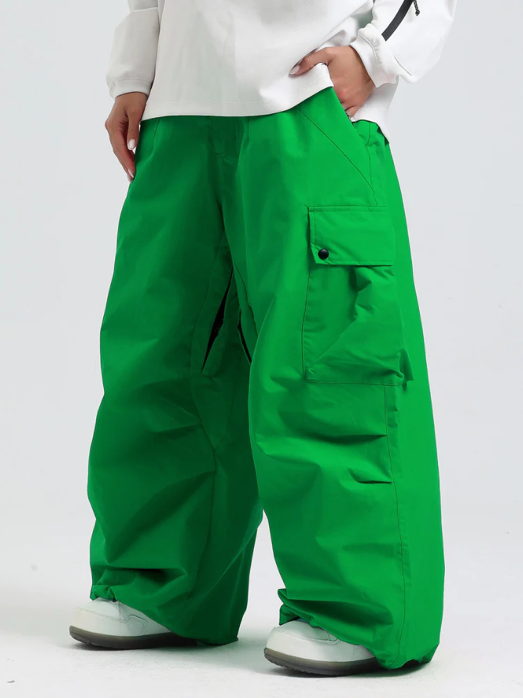Gsou Snow Baggy Cargo Snowboard Pants - Unisex - Image 37