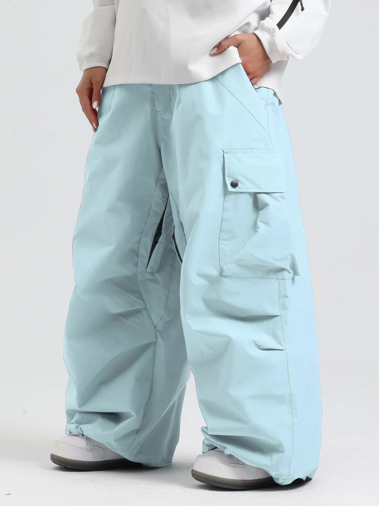 Gsou Snow Baggy Cargo Snowboard Pants - Unisex - Image 40