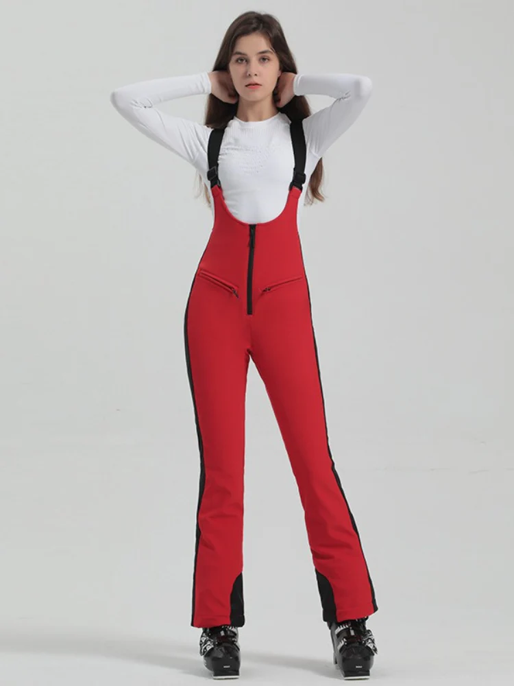 Gsou Snow Trendy Slim Fit Snow Bibs - Women's - Image 10