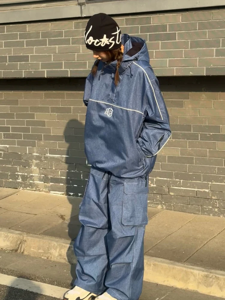 Molocoster Denim-Tone Loose-Fit Anorak - Image 12