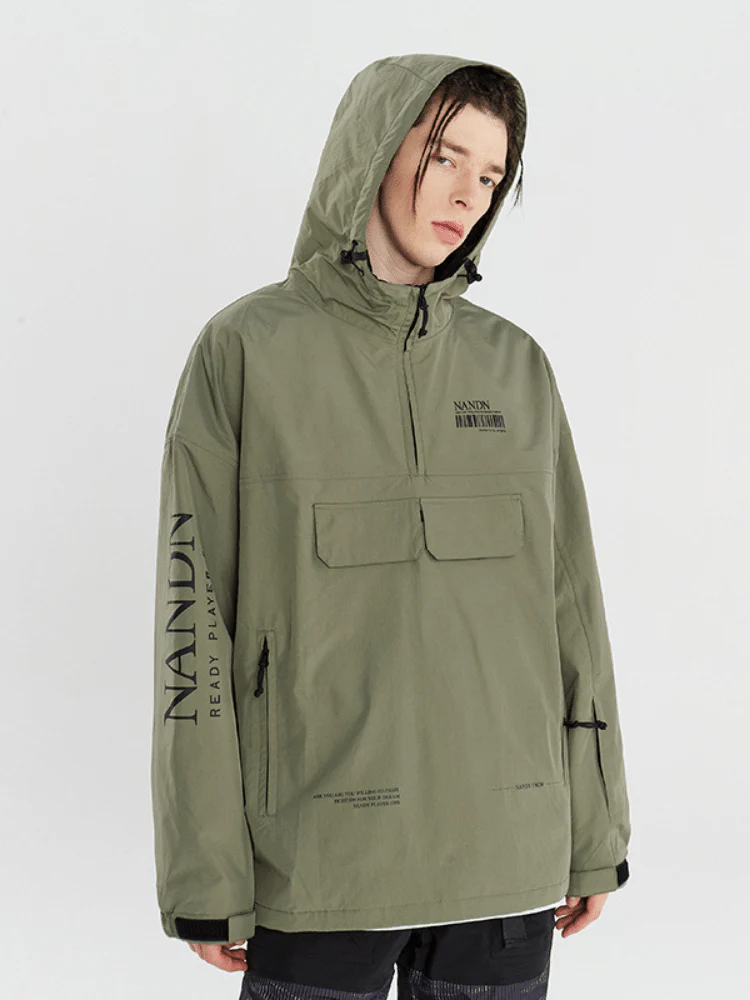 NANDN Outerwear Ski Pullover Shell Jacket - Men's - Image 2