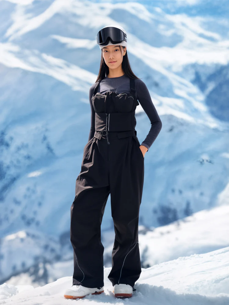 NIS Classic Slim Fit 3L Ski Bibs - Women's