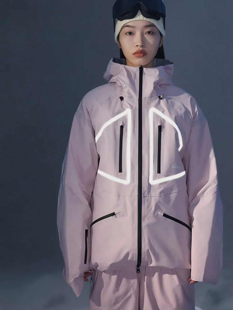 NIS SuperB Reflective Snow Tech Shell Jacket - Unisex - Image 6