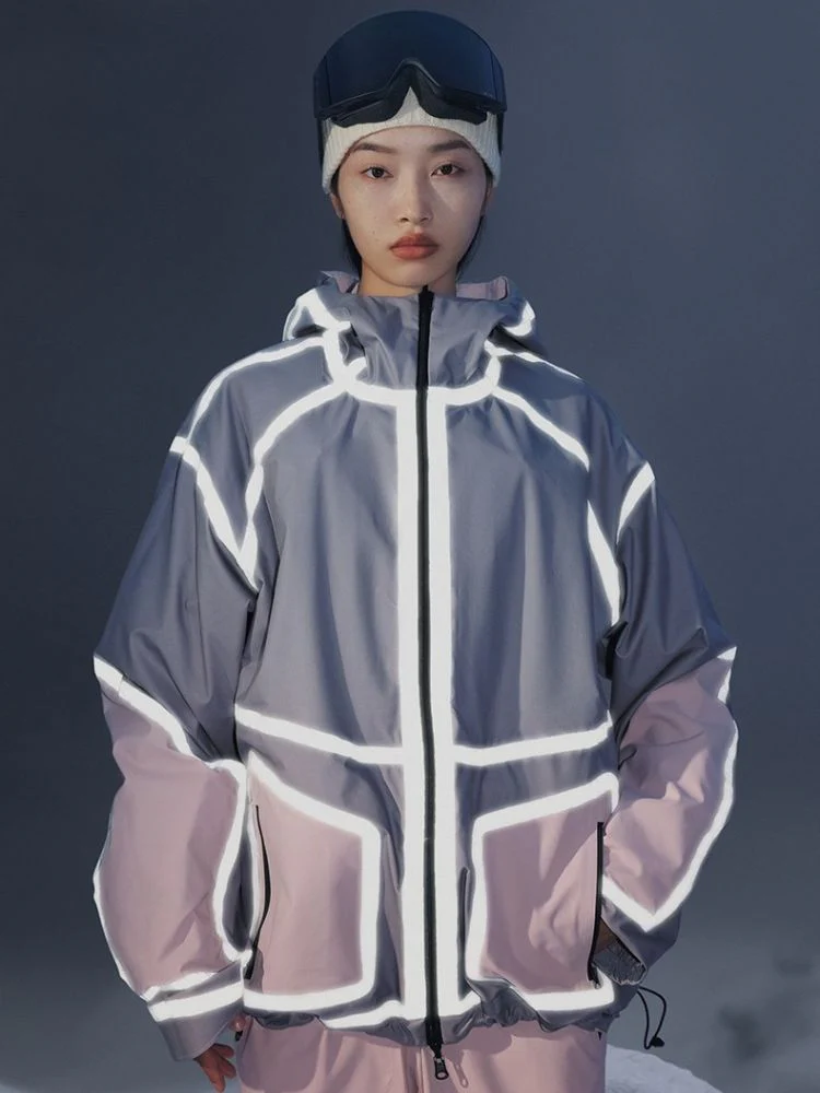NIS SuperB Reflective Snow Tech Shell Jacket - Unisex - Image 7