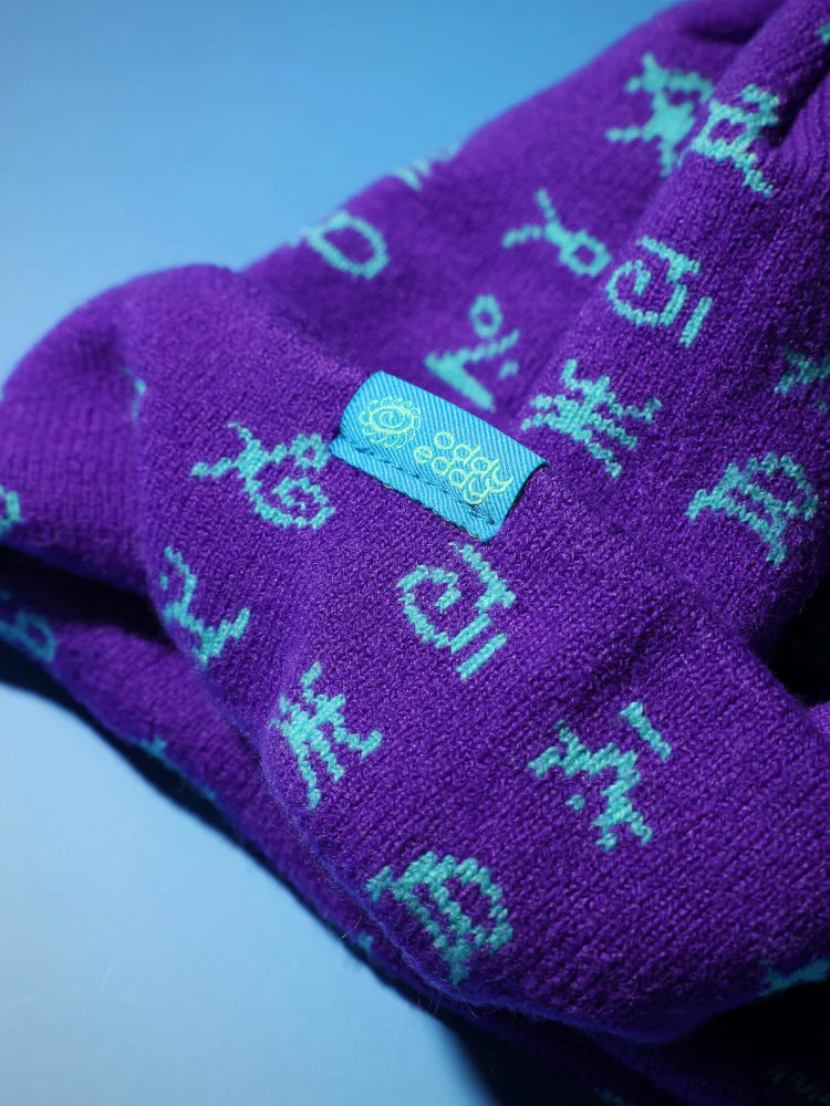 OddyEddy Totem Rune Knit Beanie - Image 6