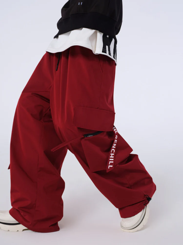 RenChill Wine Baggy Style Snow Pants - Unisex - Image 2