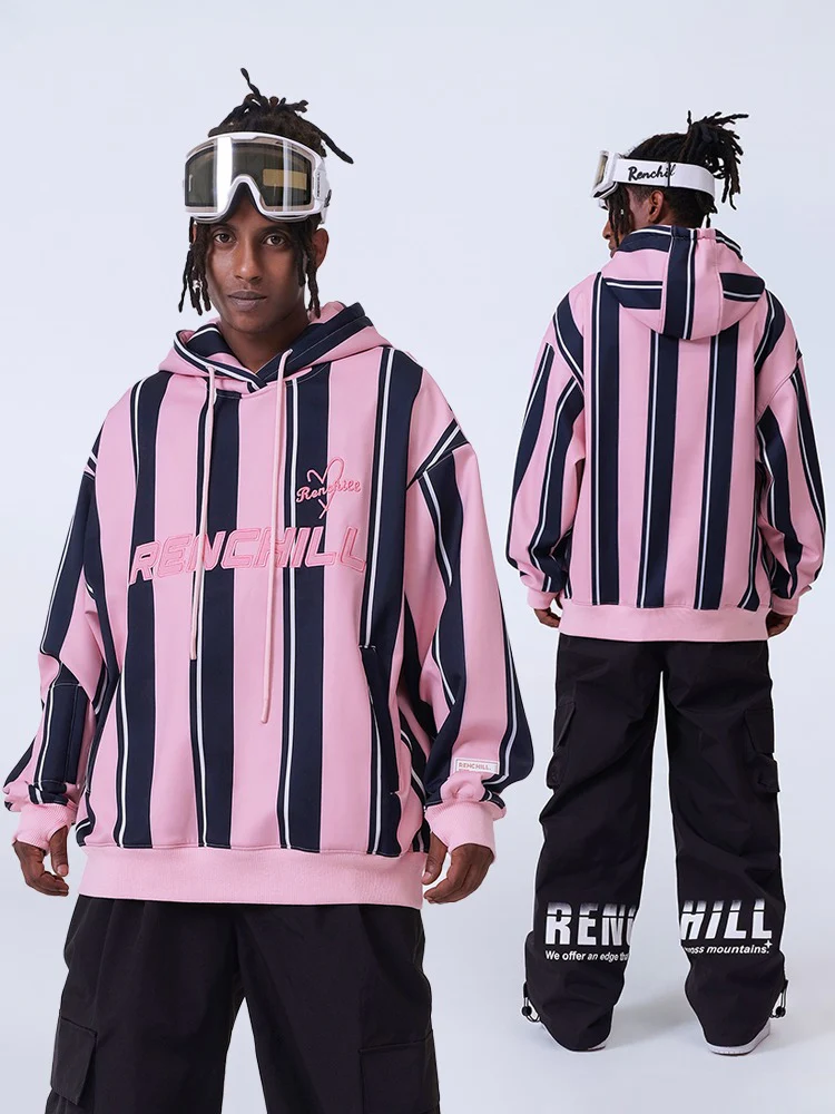 RenChill Winter Striped Snowboard Hoodie - Men's - Image 4