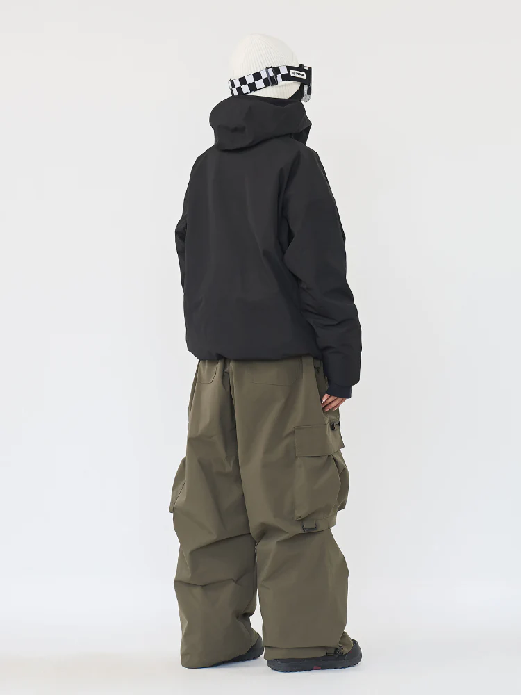 SnoWears X Taevis All-Terrain Baggy Cargo Snow Trousers - Unisex - Image 24