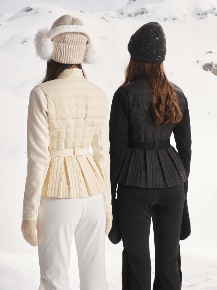 Solkee Puffy Pleats Mid Layer Down Jacket – Women’s - Image 5