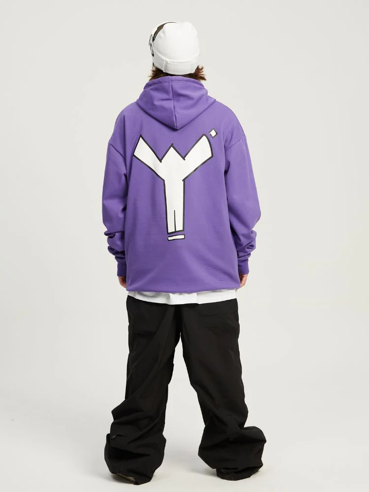 Winter Ticket Freestyle Purple Fleece Hoodie - Unisex - Image 7