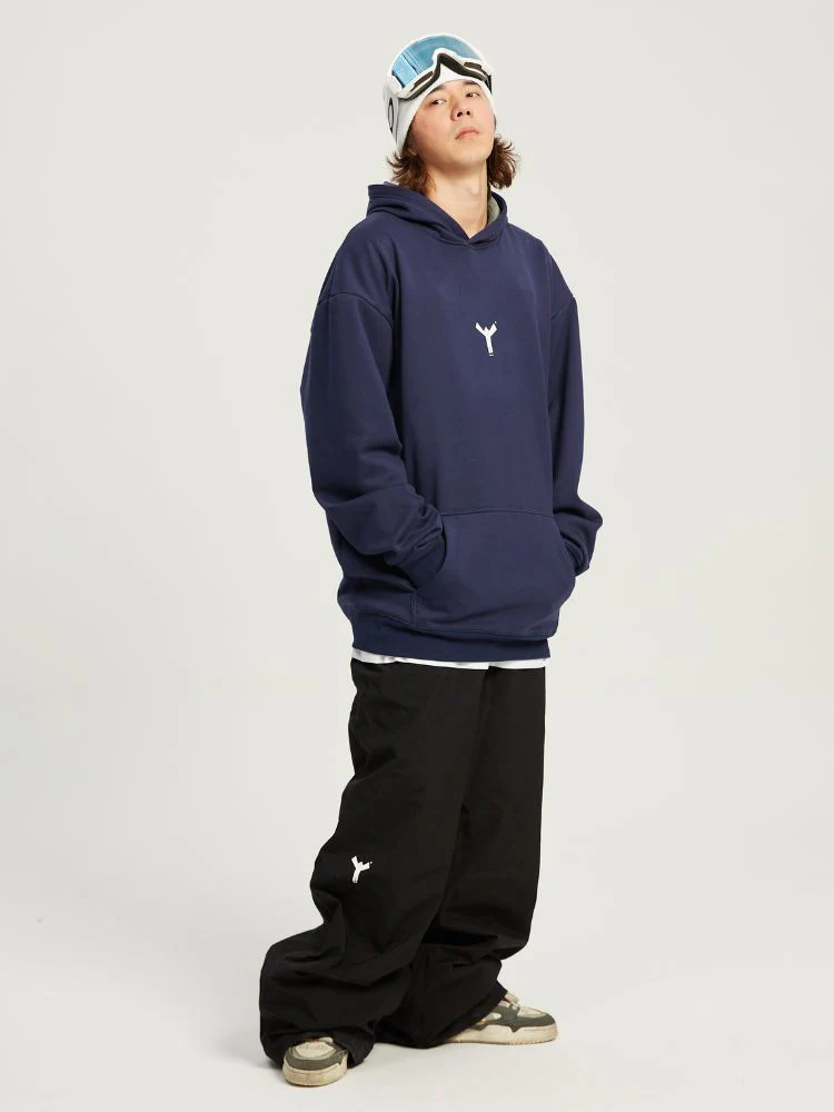Winter Ticket Printed Fleece Ski Snowboard Hoodie - Unisex - Image 6