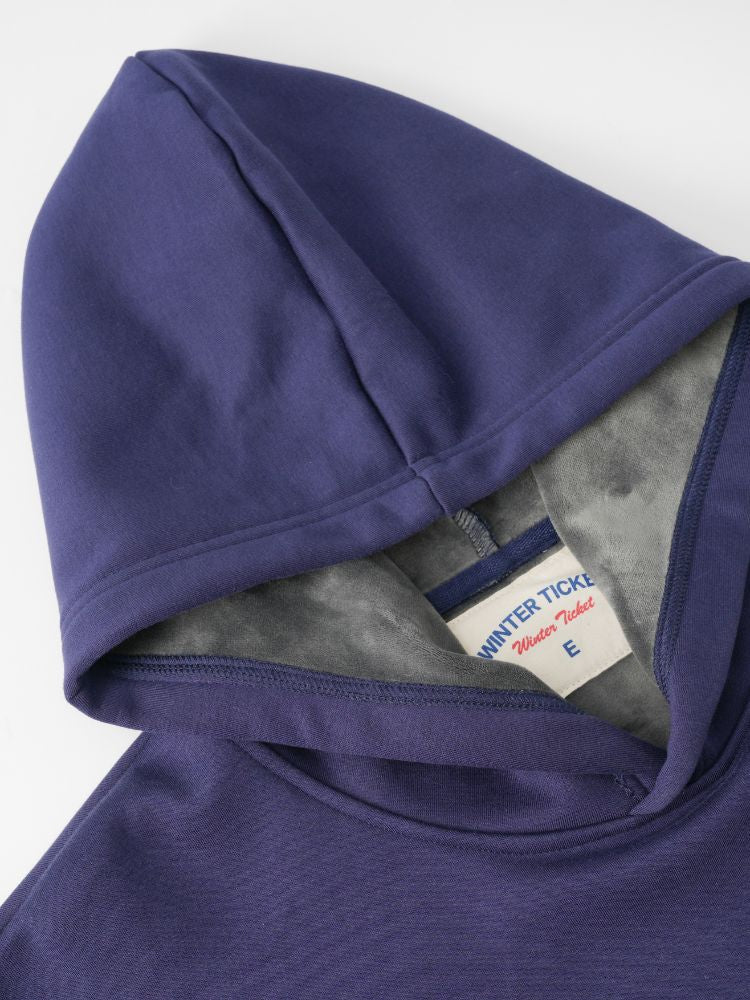 Winter Ticket Printed Fleece Ski Snowboard Hoodie - Unisex - Image 8