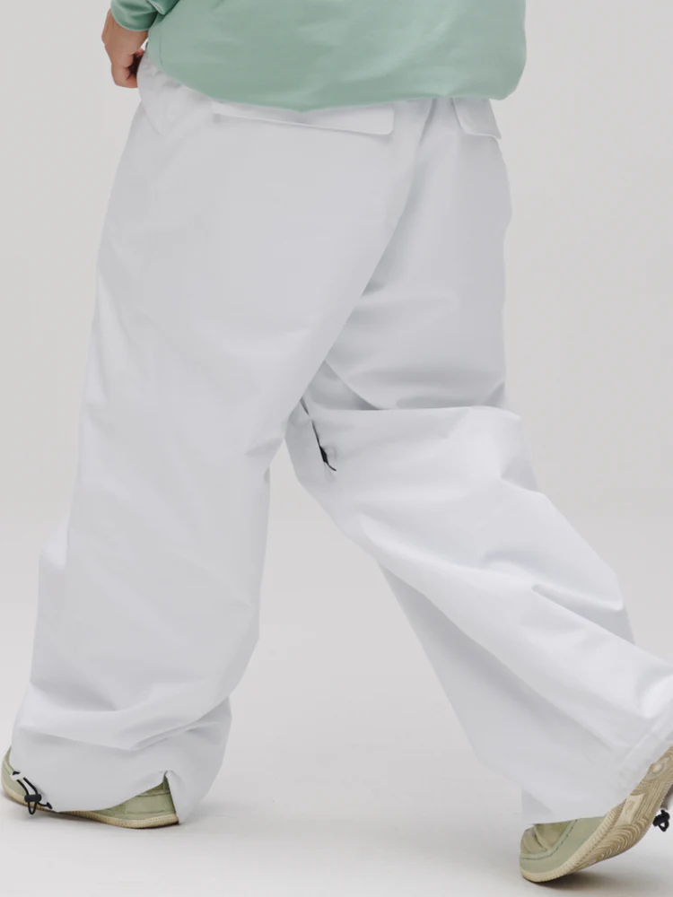 Winter Ticket Whiteout Freestyle Baggy Ski Pants - Unisex - Image 6